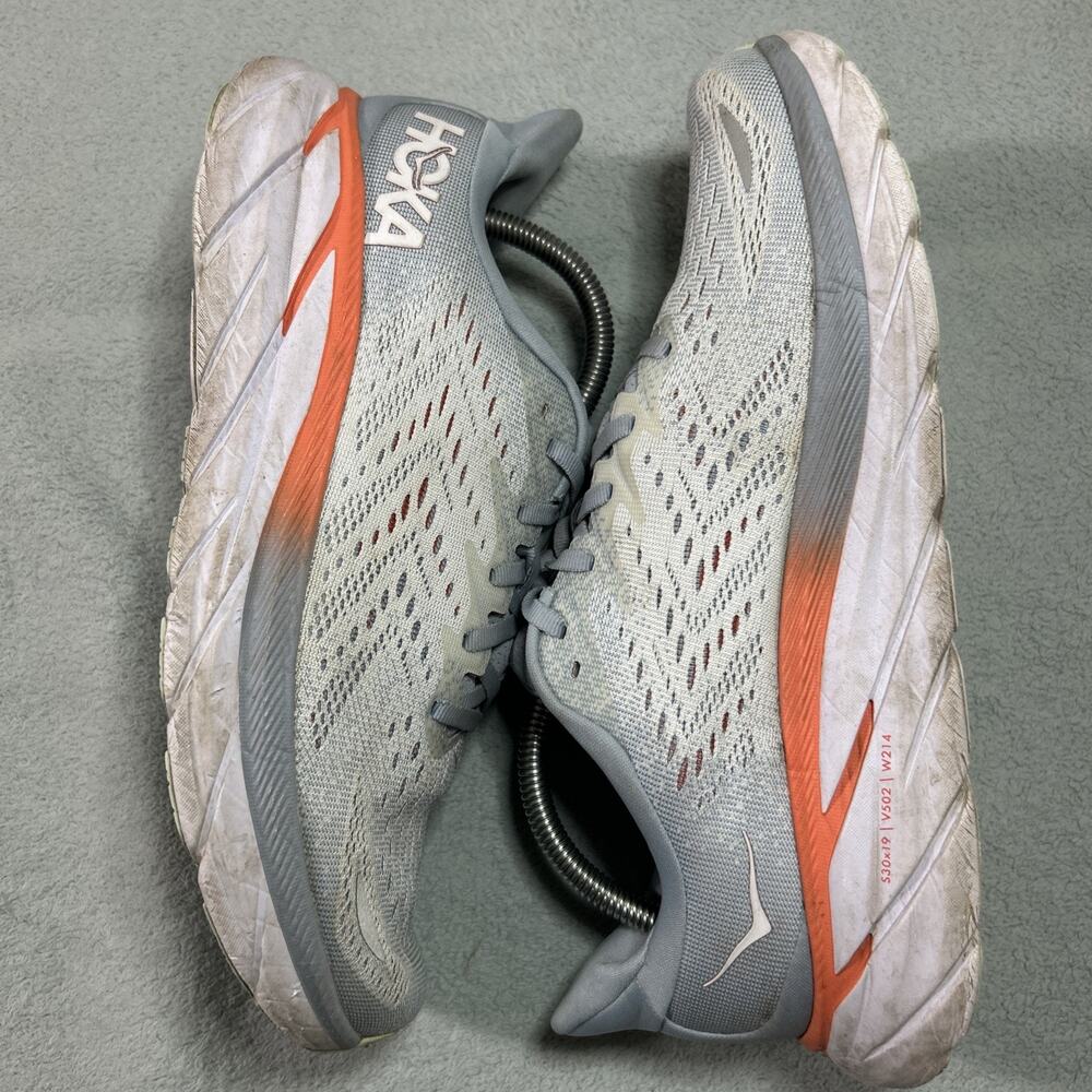 Hoka One One Clifton 9 Wide Shoes Womens 9.5 B Vibram Running Barefoot Trail Gym